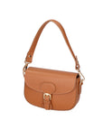 Viktoria Borsa a spalla da donna Vera pelle 06526-D17 CUOIO SCURO Chiara Ferretti