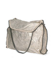 Willelmina Borsa a spalla da donna 100% PU Leather N-9606-LATTE Chiara Ferretti