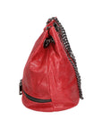 Cora Borsa a spalla da donna Vera pelle 1131-ROSSO SCURO Chiara Ferretti
