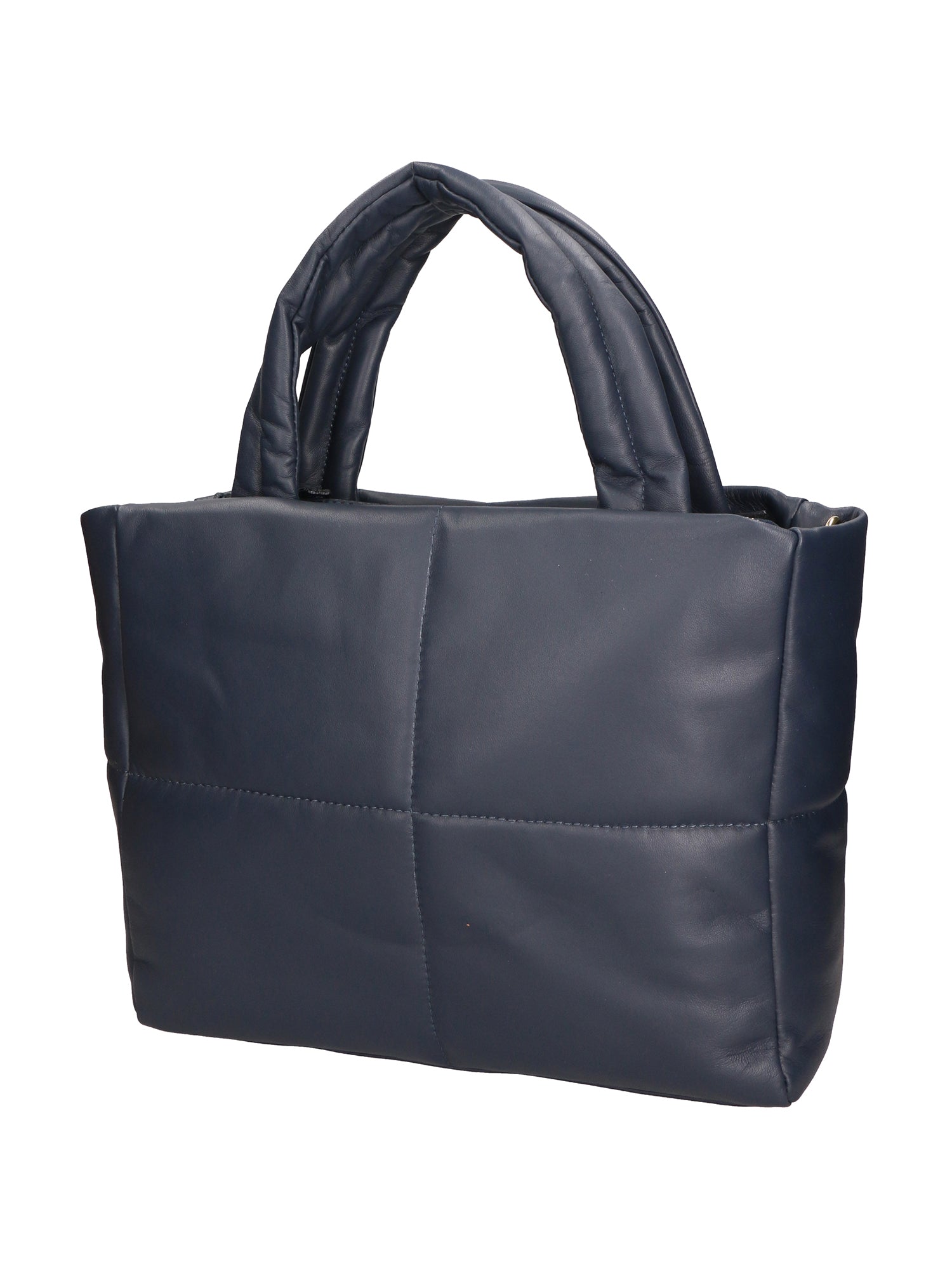Violetta Borsa a mano da donna Vera Pelle 06473-S24 BLU JEANS Chiara Ferretti