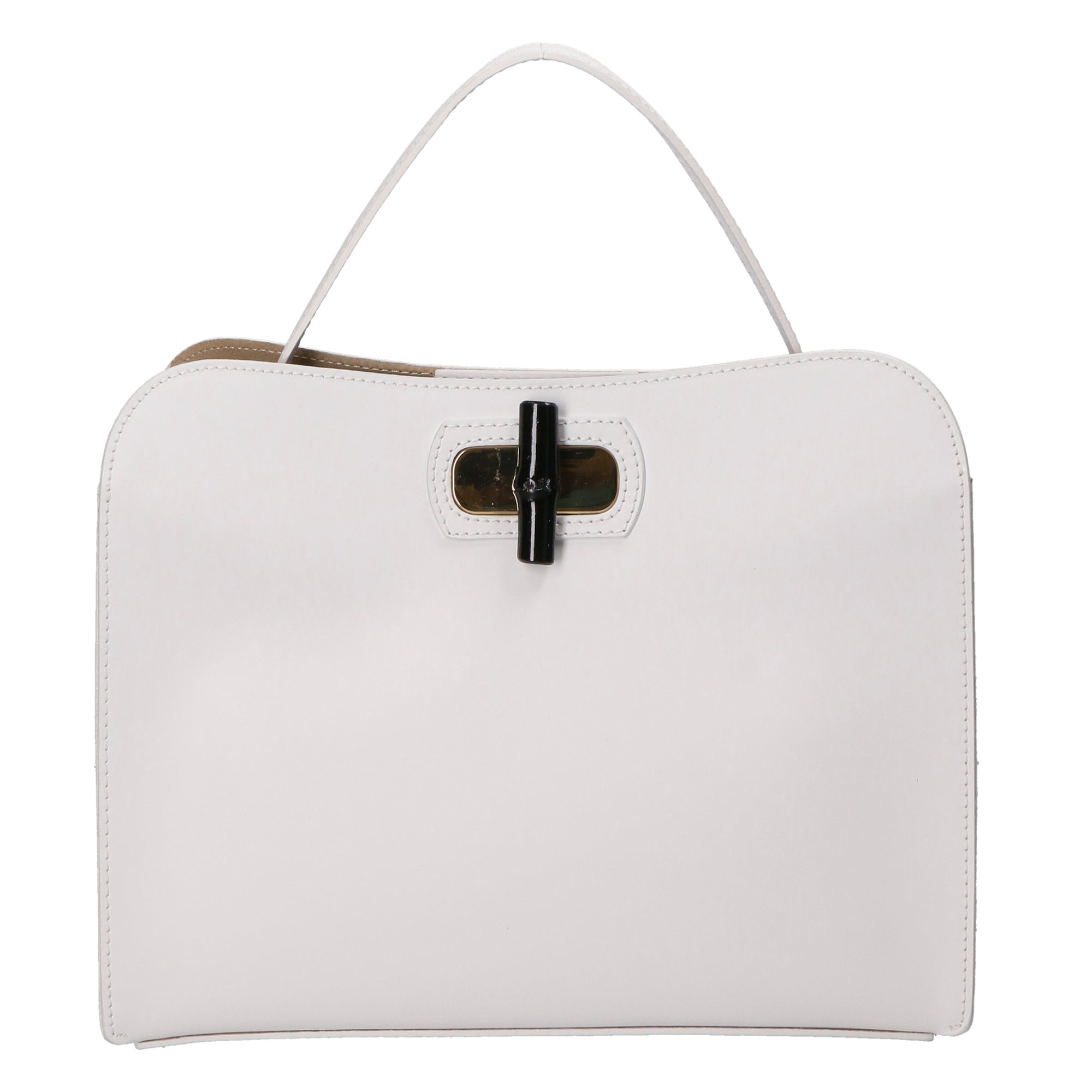 Kashia Borsa a mano da donna 100% pelle 06012-L101 BIANCO Chiara Ferretti