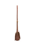 Borsa a tracolla da donna 100% vera pelle 4582-MARRONE Alessia Firenze