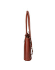 Fabiola Borsa a spalla da donna 100% pelle 9039-MARRONE BROWN Chiara Ferretti