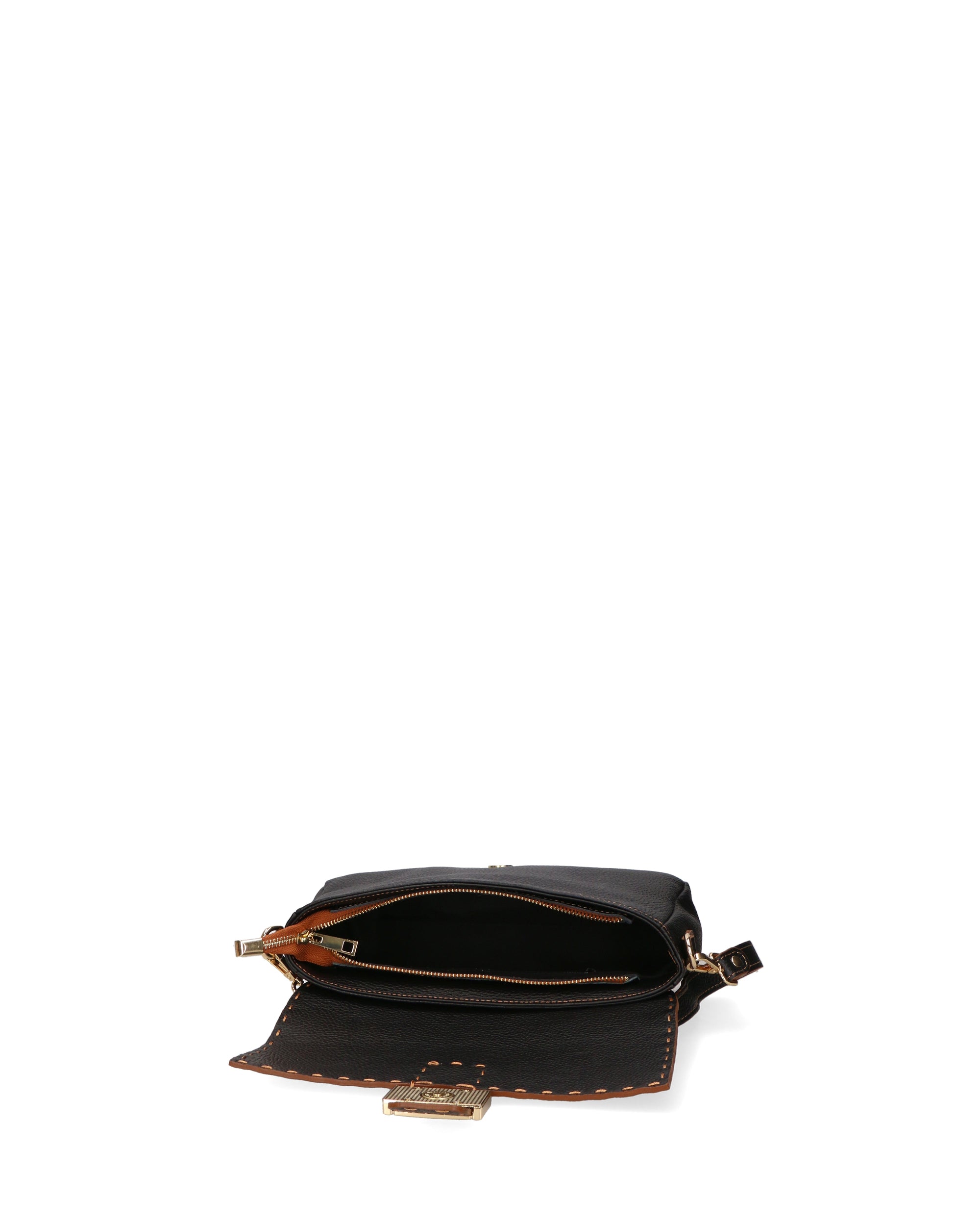 Wally Borsa a spalla da donna Vera pelle 06869-D28 NERO Chiara Ferretti