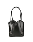 Fabiola Borsa a spalla da donna 100% pelle 9039-NERO BLACK Chiara Ferretti