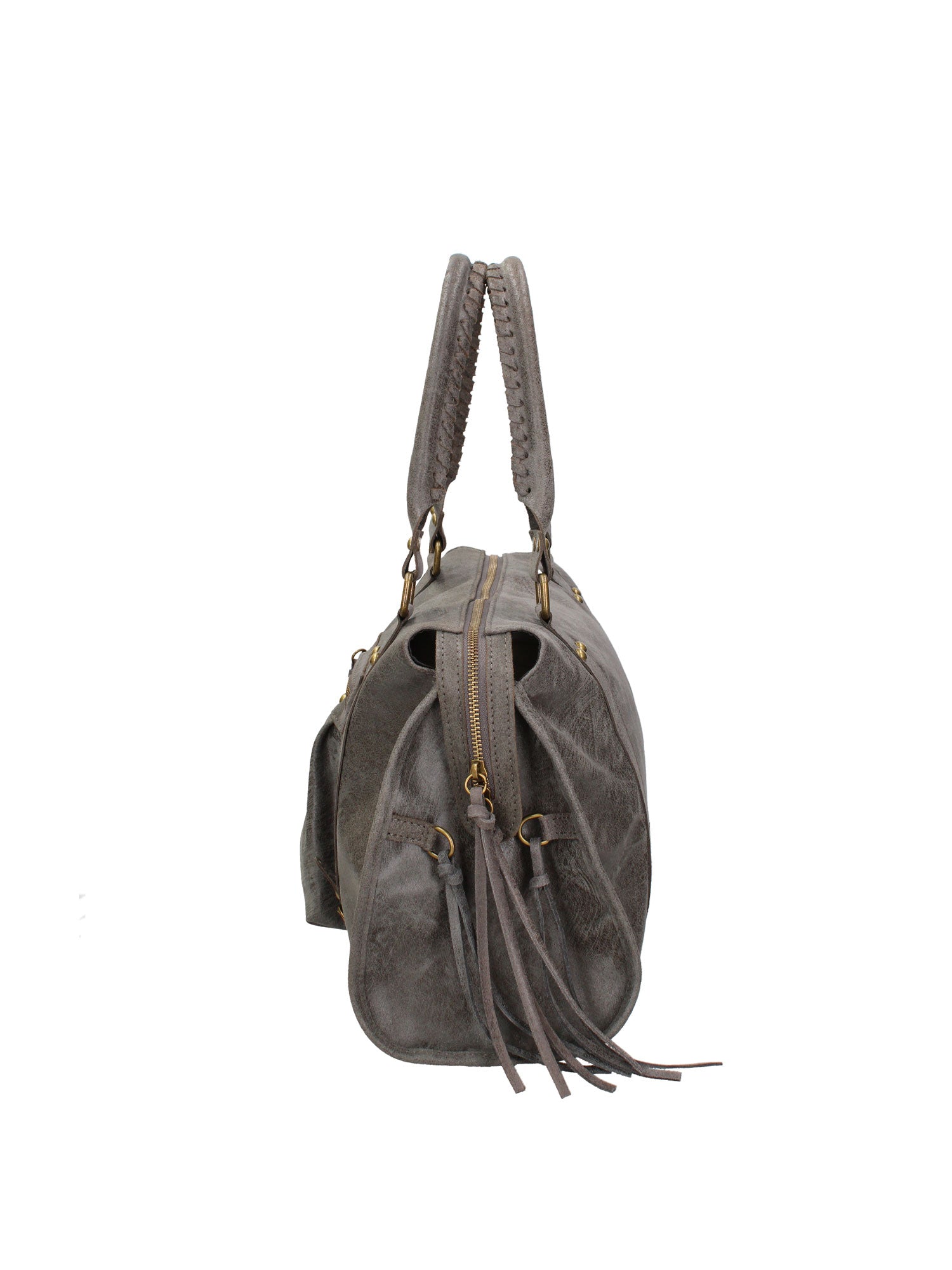 Elara Borsa a spalla da donna Vera pelle 06090-018 GRIGIO MEDIO Chiara Ferretti