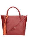 Verdiana Borsa a mano da donna Vera Pelle 06505-D10 ROSSO SCURO Chiara Ferretti