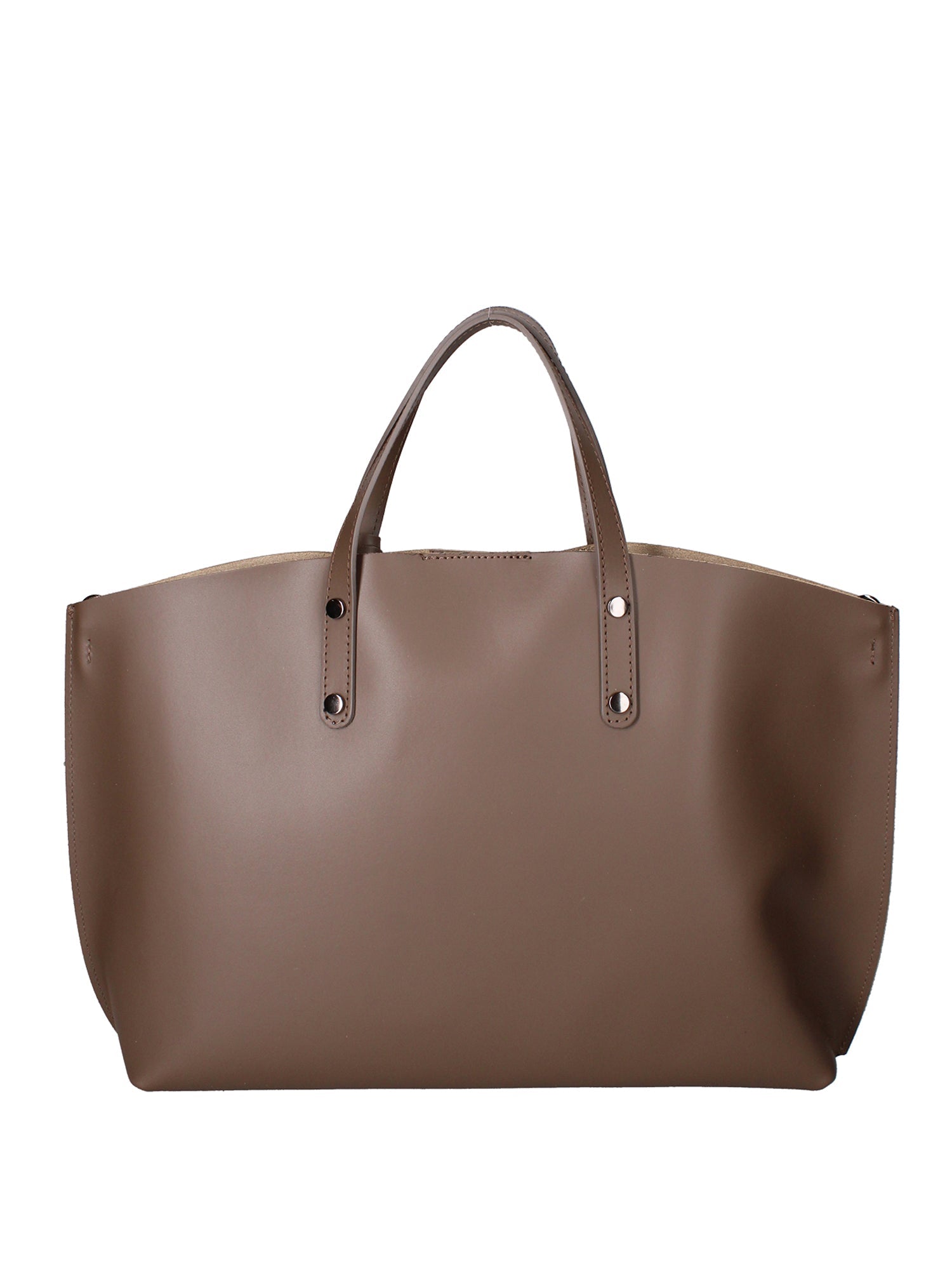 Lumena Borsa a mano da donna Vera pelle 2094-L134 TAUPE SCURO Chiara Ferretti