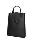 Giuseppina Borsa a mano da donna Vera pelle 05990-P218 NERO+23 NERO Chiara Ferretti