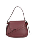 Valda Borsa a mano da donna Vera pelle 06523-L330 VINO Chiara Ferretti
