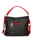 Emily Borsa a spalla da donna Vera pelle 80064-D10 ROSSO D28 NERO Chiara Ferretti