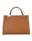 Nina Borsa a mano da donna 100% pelle 04263-D17 CUOIO SCURO DARK COGNAC Chiara Ferretti