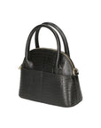 Perla Borsa a mano da donna Vera pelle 02865-LU28 NERO Chiara Ferretti