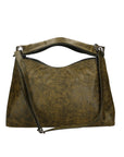 Ondina Borsa a spalla da donna Vera pelle 6569-VERDE GREEN Chiara Ferretti