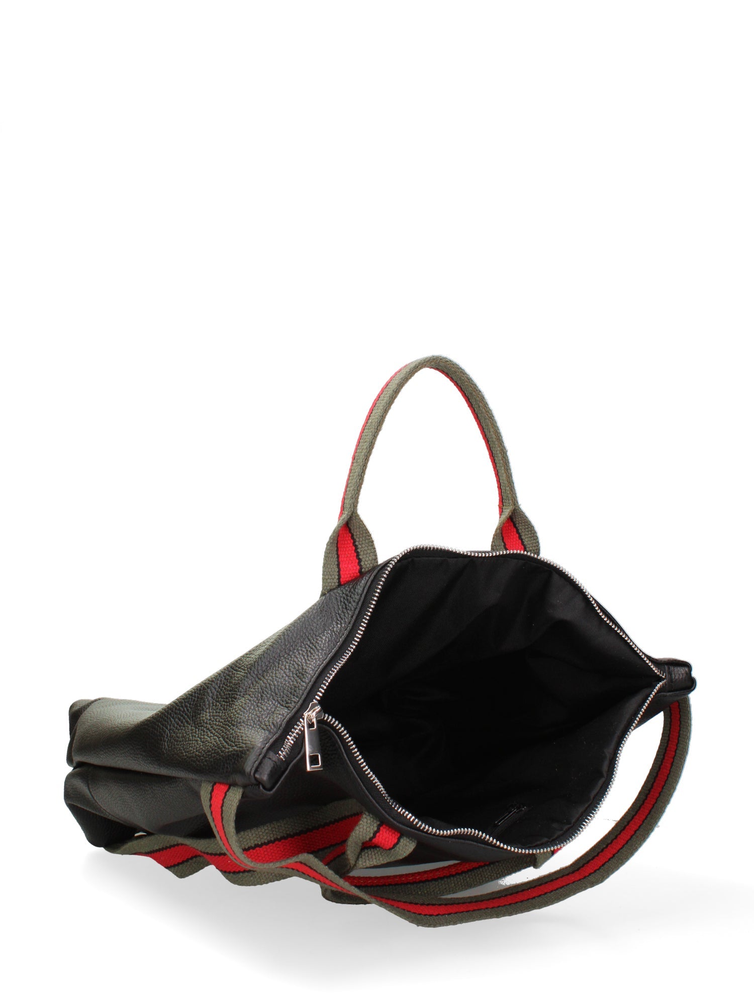 Varese Borsa a mano da donna Vera pelle 689746-D28 NERO - VERDE Chiara Ferretti