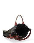 Varese Borsa a mano da donna Vera pelle 689746-D28 NERO - VERDE Chiara Ferretti