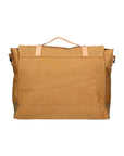 Minerva Borsa a mano unisex Canvas e pelle ZG3011-CUOIO COGNAC Chiara Ferretti