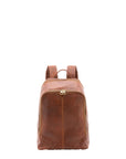 Zaino unisex in vera pelle 100% cotone 4428-MARRONE Alessia Firenze