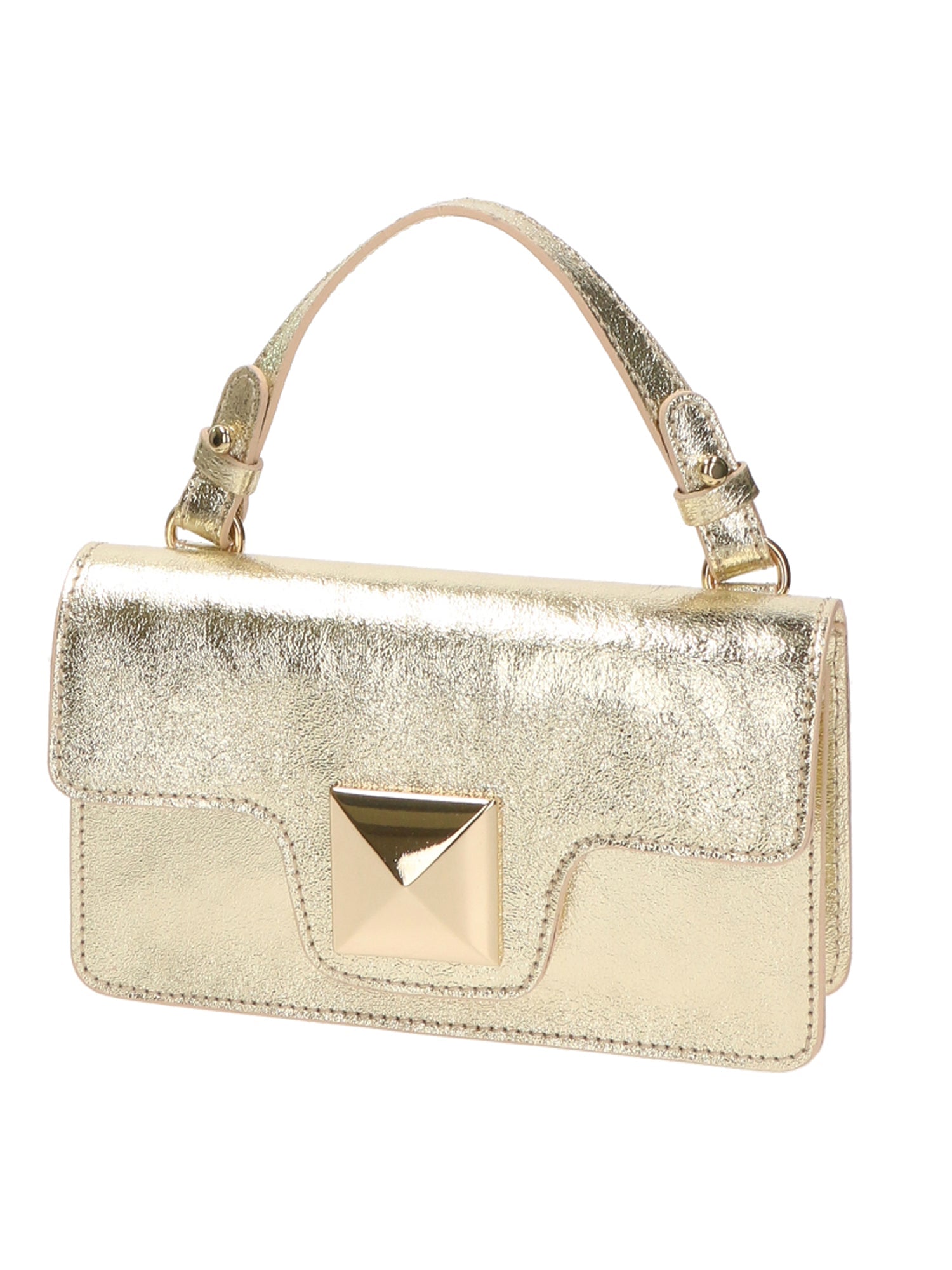 Hellen Borsa a mano da donna Vera pelle 06010-L003 ORO Chiara Ferretti