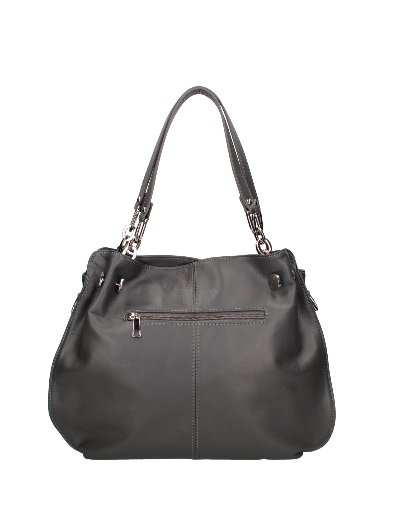 Ereba Borsa a mano da donna Made in Italy 100% pelle 3305-S27 CENERE Chiara Ferretti
