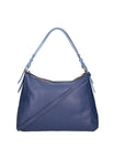 Vladimira Borsa a spalla da donna Vera pelle 06675-D24 BLU + D41 C.ZUCC. Chiara Ferretti