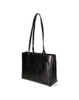 Flora Borsa a spalla da donna Vera pelle 9118-NERO BLACK Chiara Ferretti