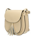 Penelope Borsa a tracolla da donna 100% pelle AD001-BEIGE Chiara Ferretti