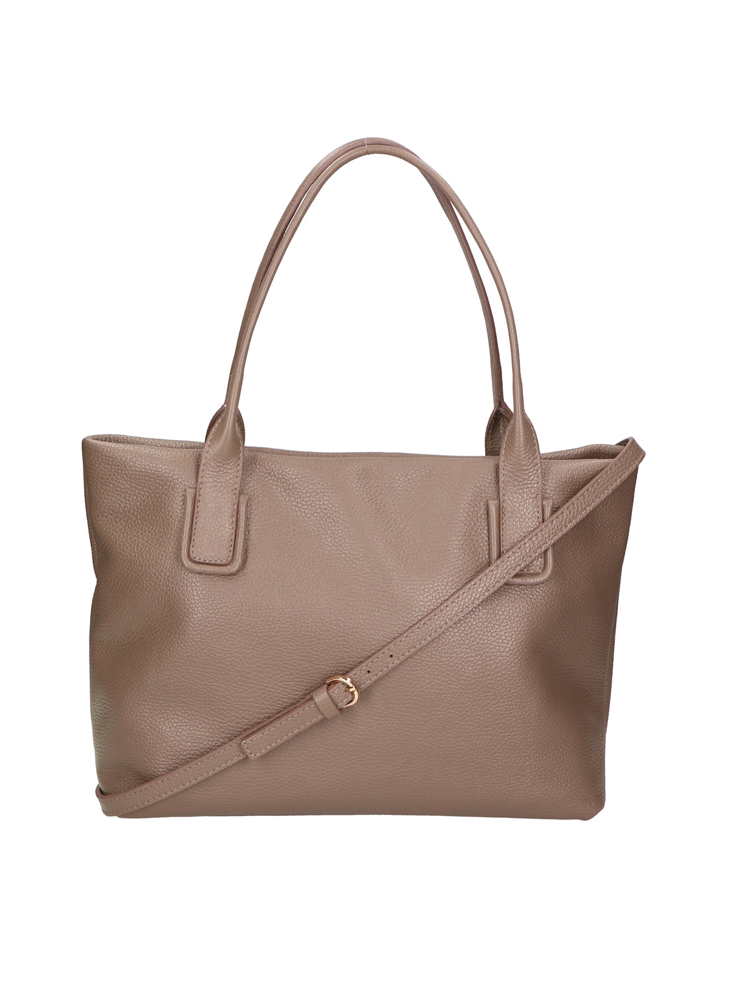 Lorena Borsa a spalla da donna Vera pelle 06506-D40 TAUPE Chiara Ferretti