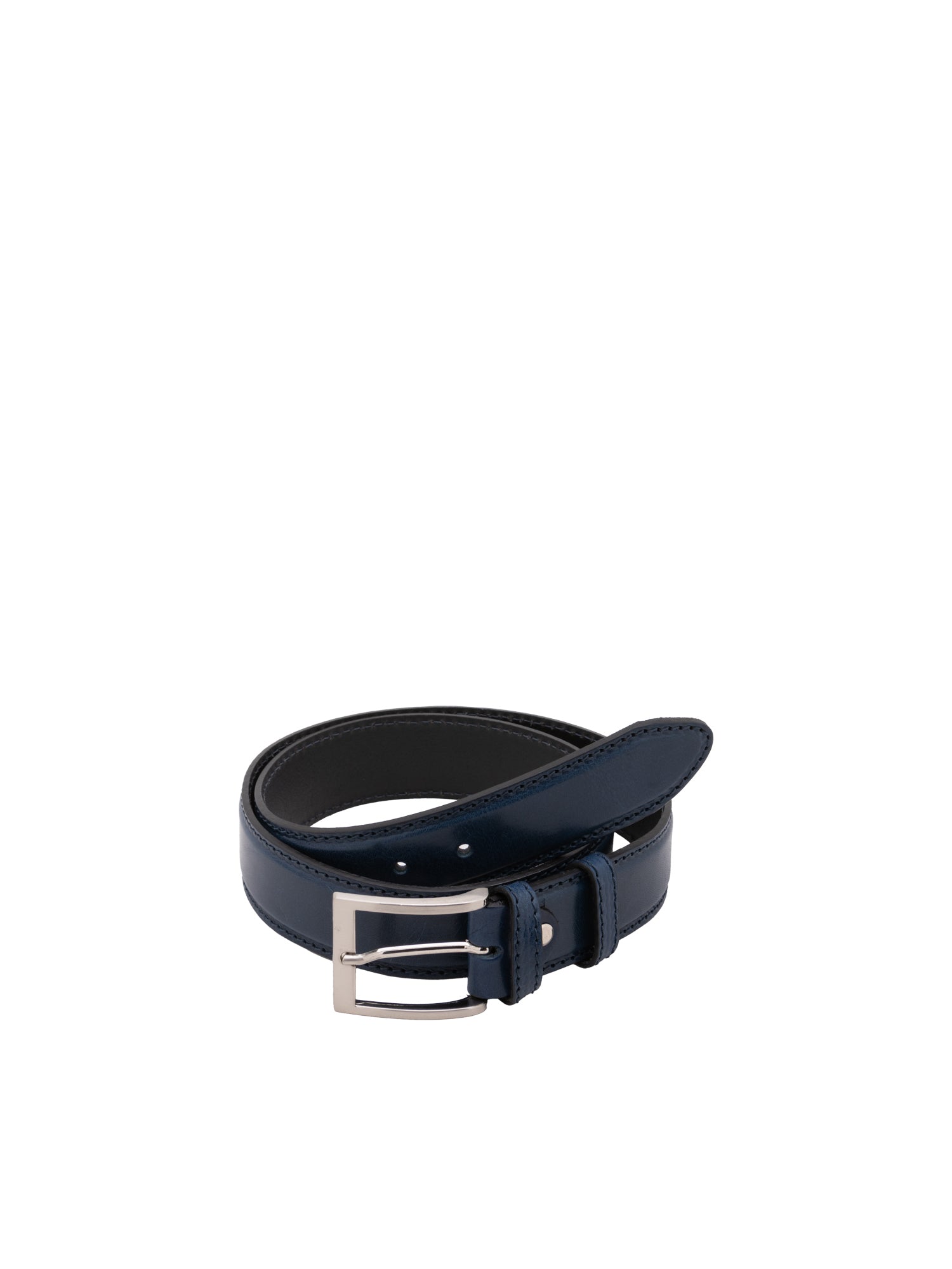 Cintura uomo in vera pelle Made in Italy FTR40-Blu I Fratelli