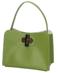 Katia Damenhandtasche aus echtem Leder, hergestellt in Italien, 17 x 12 x 9 cm
