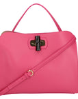 Kashia Damenhandtasche aus echtem Leder, hergestellt in Italien, 23 x 30 x 12 cm