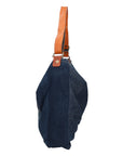 Jelena Damen-Schultertasche aus Baumwolle, veganes Produkt, 48 x 37 x 10 cm