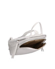 Glenda Borsa a mano da donna Vera pelle 05919-D01 BIANCO Chiara Ferretti