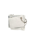 Luna Borsa a tracolla da donna Vera pelle 189034-BIANCO+ARGENTO Chiara Ferretti