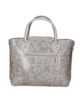 Enza Borsa a mano da donna Vera pelle 8007023FBG-020 GRIGIO CHIARO Chiara Ferretti
