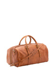 Borsa da viaggio unisex in vera pelle 100% cotone 4514-MIELE Alessia Firenze
