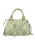Erisia Borsa a spalla da donna Vera pelle 06091-MILITARE CHIARO Chiara Ferretti