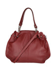 Ereba Borsa a mano da donna Made in Italy 100% pelle 3305-S34 BORDO Chiara Ferretti