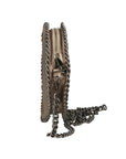 Nora Damen-Schultertasche aus echtem Leder, hergestellt in Italien, 22 x 22 x 5 cm