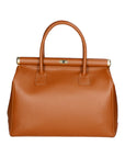 Aleria Borsa a mano da donna Vera pelle 8005-D17 CUOIO SCURO Chiara Ferretti
