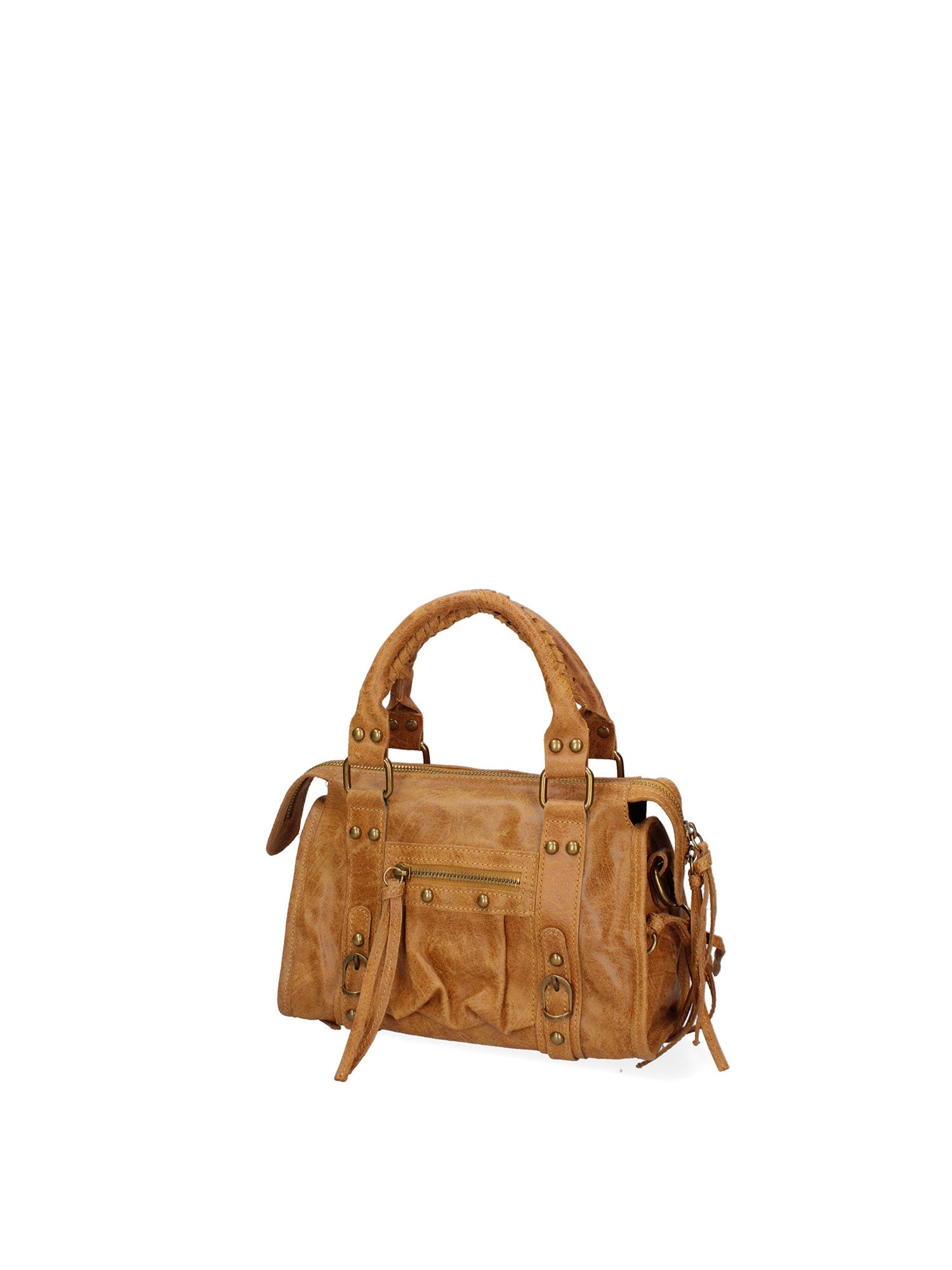 Erisia Borsa a spalla da donna Vera pelle 06091-005 CUOIO CHIARO Chiara Ferretti