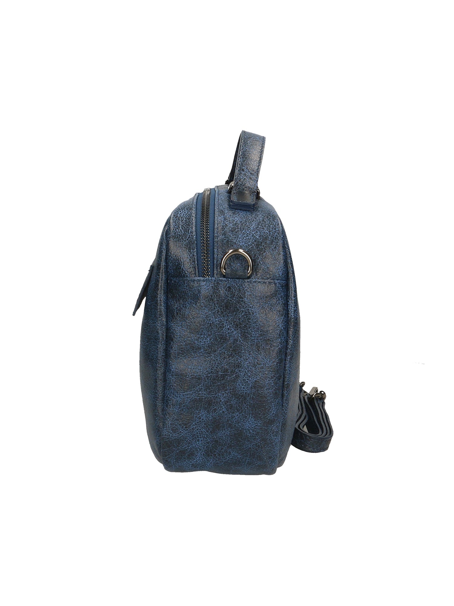 Vera Pelle 6542-BLU BLUE Borsa a mano unisex Modello Avelon Chiara Ferretti