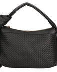 Iole Borsa a spalla da donna Vera pelle 06051-NERO Chiara Ferretti