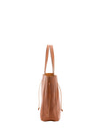 Borsa a mano unisex vera pelle Made in Italy 4611-MIELE Alessia Firenze