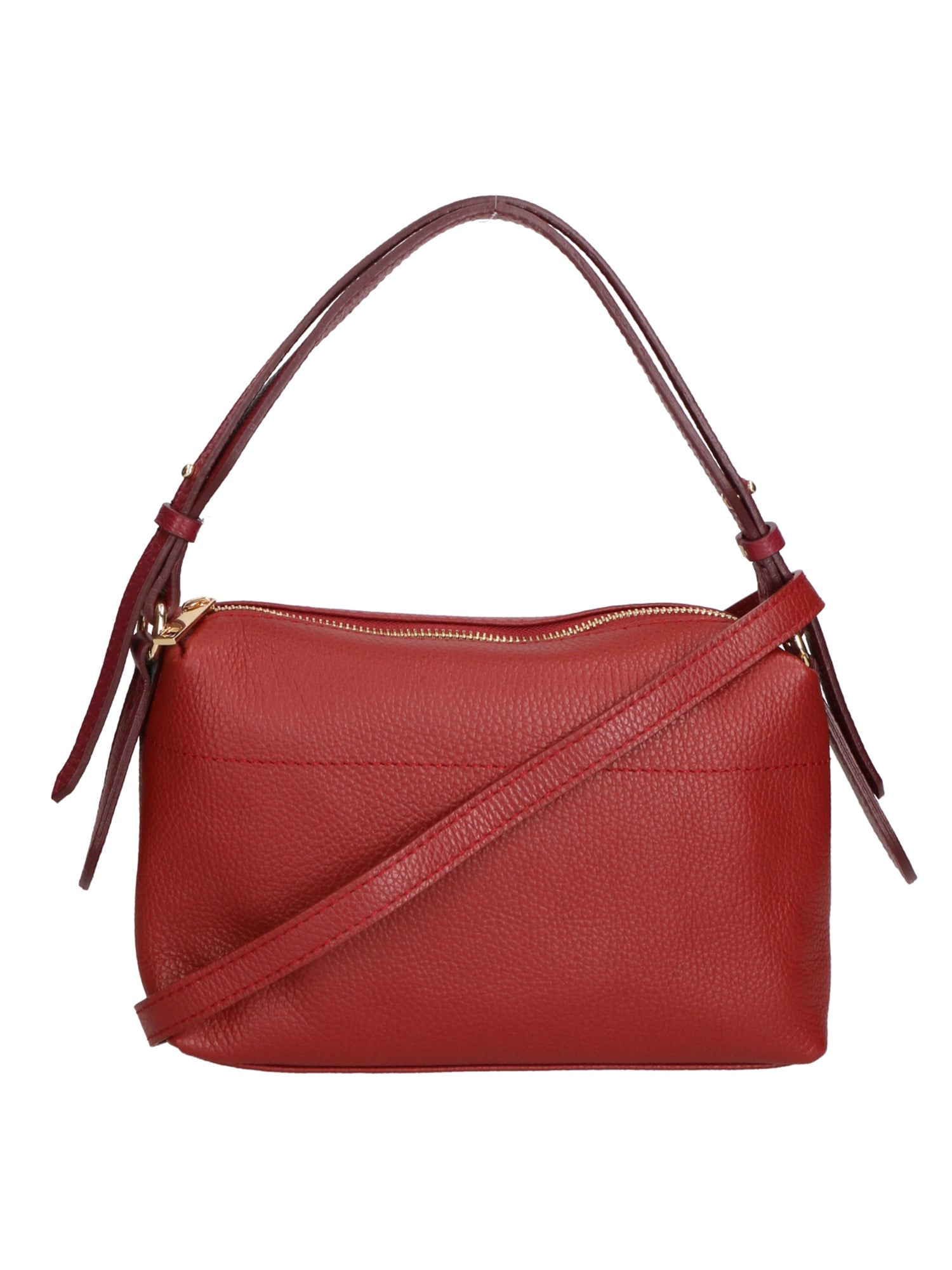 Vivienne Borsa a spalla da donna Vera pelle 06674-D10 RUBINO + D34 BORD Chiara Ferretti