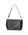 Lorelei Borsa a spalla da donna Vera pelle croco 06498-013 BLU NAVY Chiara Ferretti