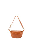Borsa a spalla unisex in vera pelle 100% cotone 4603-MIELE Alessia Firenze