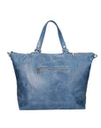 Elisamaria Borsa a spalla da donna Vera pelle 80055-BLU Chiara Ferretti