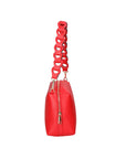 Livia Borsa a spalla da donna Vera pelle 06443-ROSSO FERRARI Chiara Ferretti
