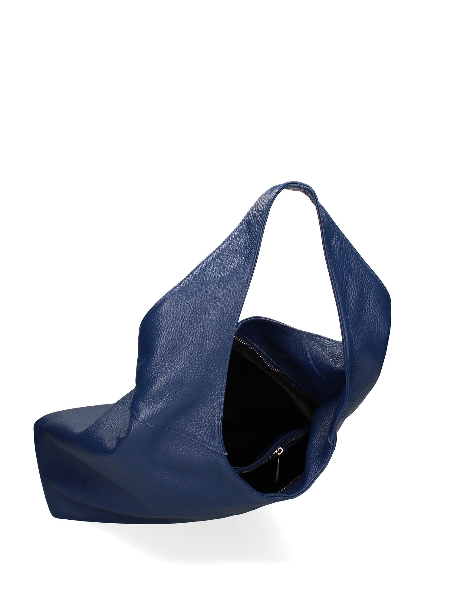 Aria Borsa a mano da donna 100% pelle 07029-D24 BLU JEANS Chiara Ferretti